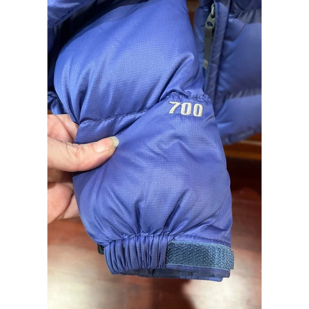 Women The North Face Nuptse 700 Down Puffer Winter Coat Size S Purple Vintage - Picture 4 of 16